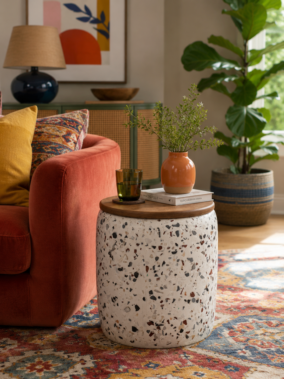 Cleo Table Terrazzo